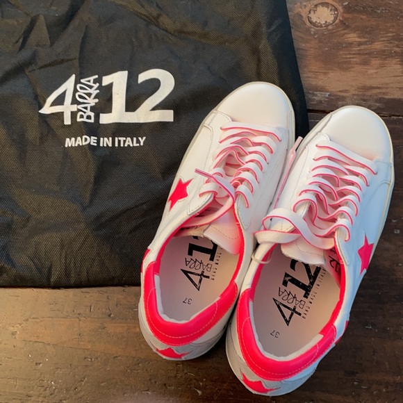 BNWT MADE BY HAND IN ITALY SNEAKERS - Picture 3 of 10